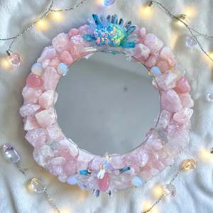 Crystal Mirrors: Mermaids Magic Crystal Mirror 28cm