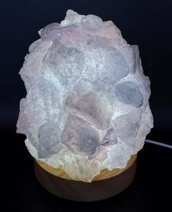 Crystal Portal Lamps: Rose Quartz Dome Lamp