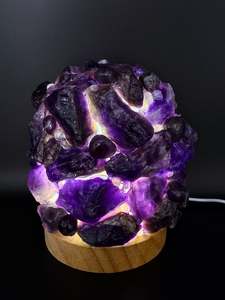 Amethyst Dome Lamp