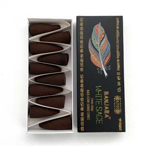 Incense: BANJARA BACKFLOW - White Sage Incense (10 Jumbo Cones)