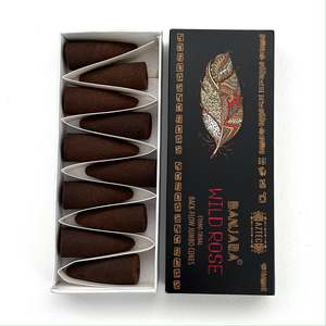 BANJARA BACKFLOW - Wild Rose Incense (10 Jumbo Cones)