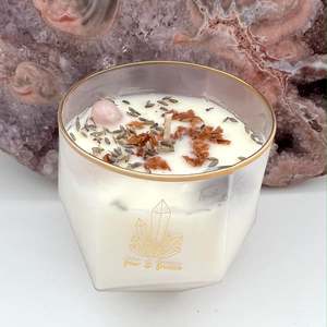 Crystal Candle Pear & Fresia Scented