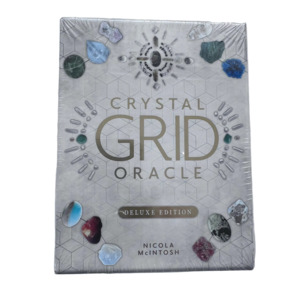 New: CRYSTAL GRID ORACLE CARDS BY NICOLA McINTOSH ( DELUXE EDITION )