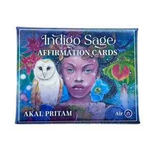 INDIGO SAGE AFFIRMATION CARDS AKAL PRITAM