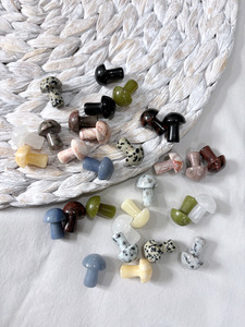 Products: Mini Crystal Mushrooms Crystalized Quartz