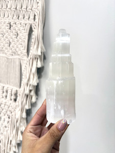 Selenite Tower CrystalizedQuartz