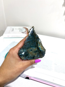 Products: Labradorite Slab CrystalizedQuartz