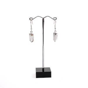 Products: Clear Quartz Point Earrings