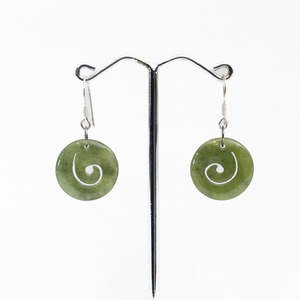 Jewellery: Nephrite Jade Earrings