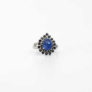 Sapphire Silver Ring