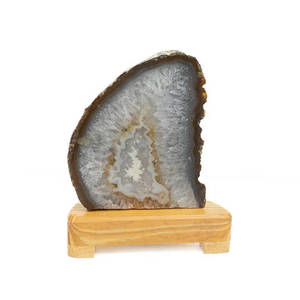 Products: Agate Geode Lamp - Natural