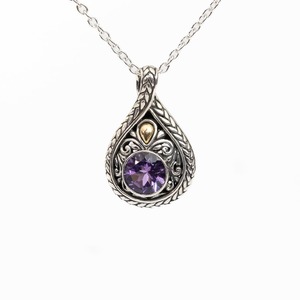 Amethyst Pendant- Silver
