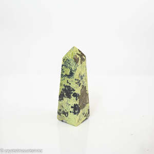Serpentine with Pyrite Polished Point