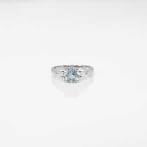 Jewellery: Aquamarine Silver Ring