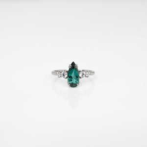 Jewellery: Teal Tourmaline Silver Ring