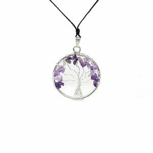 Pendant Tree of Life Amethyst