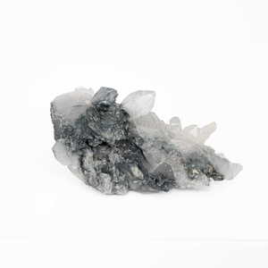 Blue Amphibole Quartz Cluster