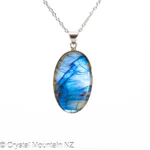 Labradorite Pendant - Silver