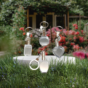 Crystal Keyrings - 3 shapes - great as a gift