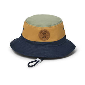 Core: REVERSIBLE BUCKET HAT Indigo Colourbock