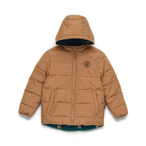 Sale Room: Reversible Eco Puffer Tan Wolf