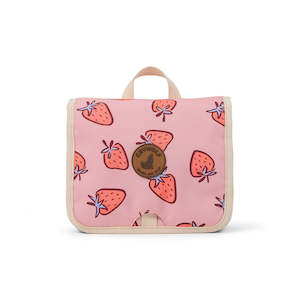 Bags And Travel: HANGING TOILETRY BAG Strawberry Splash