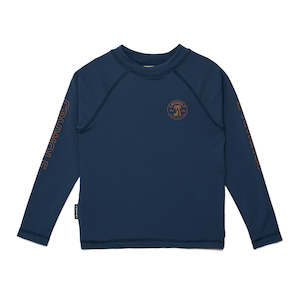 Lucky Days Ss25 26: LONG SLEEVE RASH VEST Navy