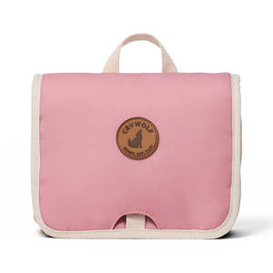 HANGING TOILETRY BAG Blush Colourblock
