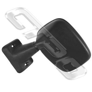 Toyota Hilux Rn Ln 1978 95: 8123016-1  - DOOR MIRROR - L/H - BLK W/PLSTC ARM - TO SUIT TOYOTA HILUX 2WD/4WD 1984-88