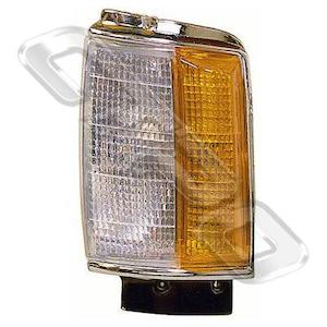 Toyota Hilux Rn Ln 1978 95: 8123097-3  - CORNER LAMP - L/H - CHRM SURROUND - TO SUIT TOYOTA HILUX 2WD/4WD 1984-86