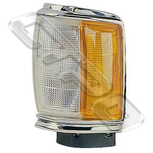 Toyota Hilux Rn Ln 1978 95: 8123097-5  - CORNER LAMP - L/H - CHRM SURROUND - TO SUIT TOYOTA HILUX 2WD 1987