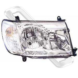 Toyota Landcruiser Fjs 1975 2007: 8133094-4G  - HEADLAMP - R/H - TO SUIT TOYOTA LANDCRUISER FJ100 2005-  F/L