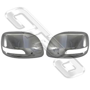 Toyota Prado Kzj120 Kzj150 2003 09: 8136216-00PG - DOOR MIRROR COVER SET - L&R - CHROME - PERFORMANCE TYPE - TO SUIT TOYOTA PRADO KZJ150 2009-