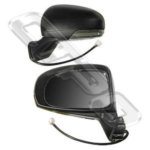 Toyota Prius 2003 09: 8117216-02  - DOOR MIRROR - R/H - ELECTRIC - W/LED LAMP - TO SUIT TOYOTA PRIUS 2009-