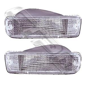 8126097-09 - BUMPER LAMP SET - L&R - CLEAR - TO SUIT TOYOTA HILUX SURF - KZN185 &hellip;