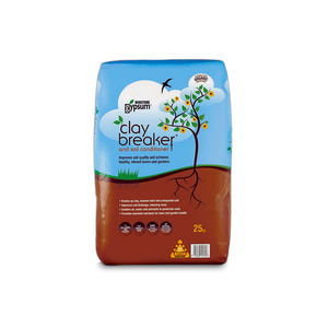 Except Topsoil: Gypsum Clay Breaker - 25kg Bag