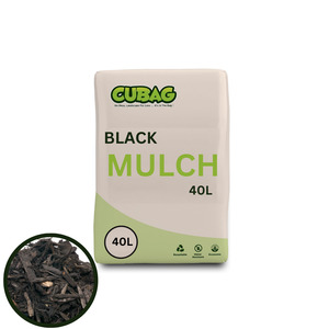 Black Mulch Bags - 25 x 40L Bags - 1m3