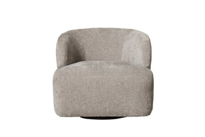 Ember Swivel Club Chair – Light Grey
