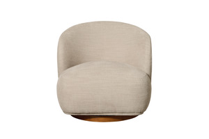 Cleo Swivel Chair – Natural