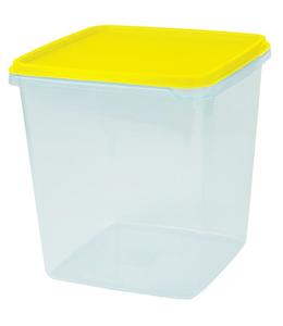 Prepping storers 4.4L - 184 x 184 x 194mm - Yellow lid
