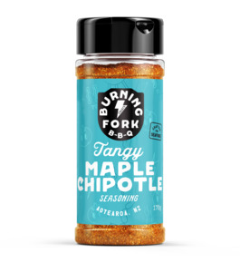 Culleys King Pin Bbq: Burning Fork Tangy Maple Chipotle Seasoning 170g
