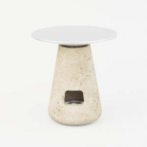 Nau: Umbo Oil Burner Travertine