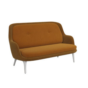 Lounge: Fri Sofa - Brushed Aluminium Legs