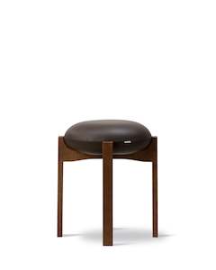 Stools: Pioneer Stool Low - Smoke Oak Lacquered