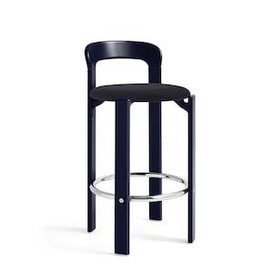 Stools: Rey Barstool Low - Seat Upholstered