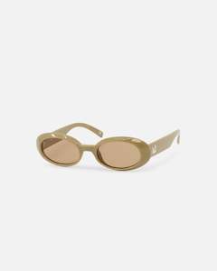 Sunnies: Le Specs Work It Sunglasses Taupe