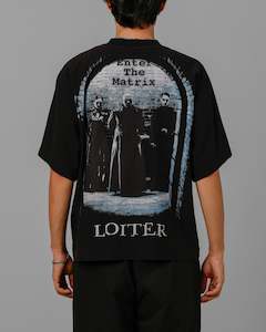 SS-Tees: Loiter The Matrix Boxy T-Shirt Washed Black