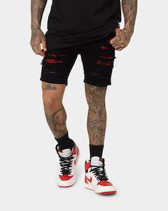 La Crooks Look: Saint Morta Tarta Summum Shorts Black/Red