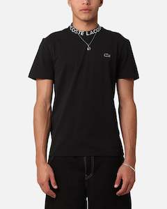 Mens Lacoste: Lacoste Active Pique T-Shirt Black