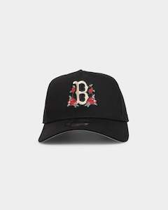 Red Sox Look: New Era Boston Red Sox 'Floral Logo' 9FORTY K-Frame Snapback Black/Floral